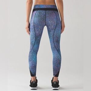 Lululemon strive multi inspire tight 2 rainbow leggings workout athletic